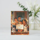 Carte postale (Debout devant)