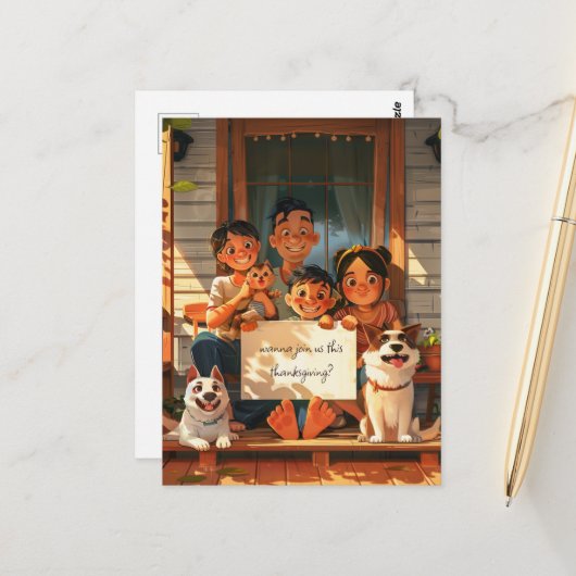 Carte postale (Devant/Arrière en situation)