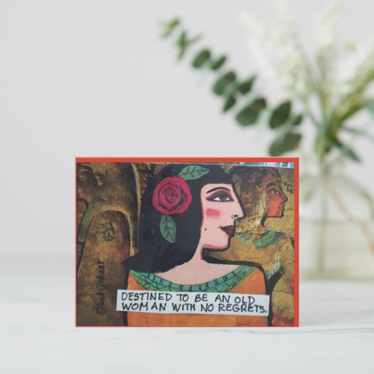 Carte postale (Debout devant)