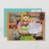 Carte postale- (Devant / Derrière)