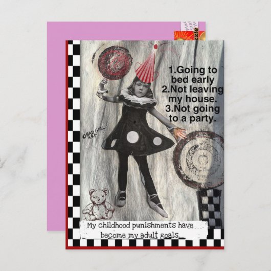 CARTE POSTALE (Devant / Derrière)