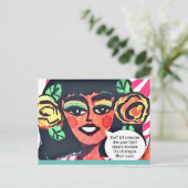 Carte postale (Debout devant)