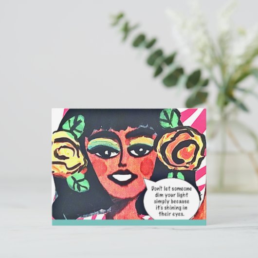 Carte postale (Debout devant)