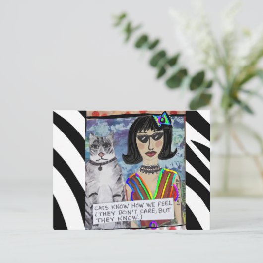 Carte postale (Debout devant)