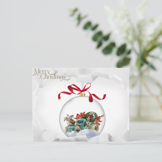 Carte postale (Debout devant)