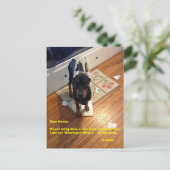 Carte postale (Debout devant)