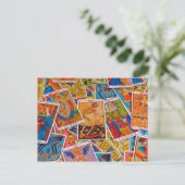 carte postale (Debout devant)