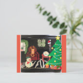 Carte postale (Debout devant)