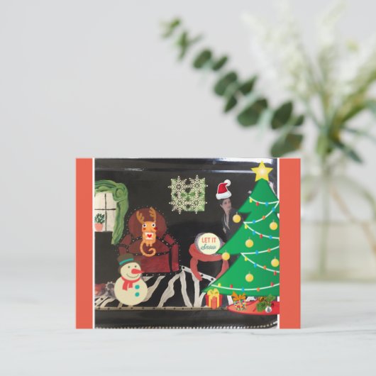 Carte postale (Debout devant)