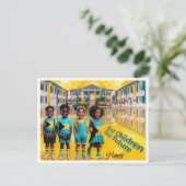 Carte postale (Debout devant)