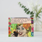 Carte postale (Debout devant)