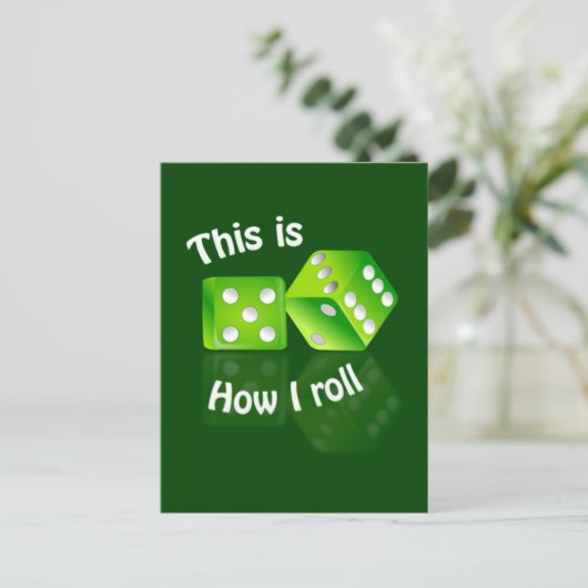 Carte postale (Debout devant)