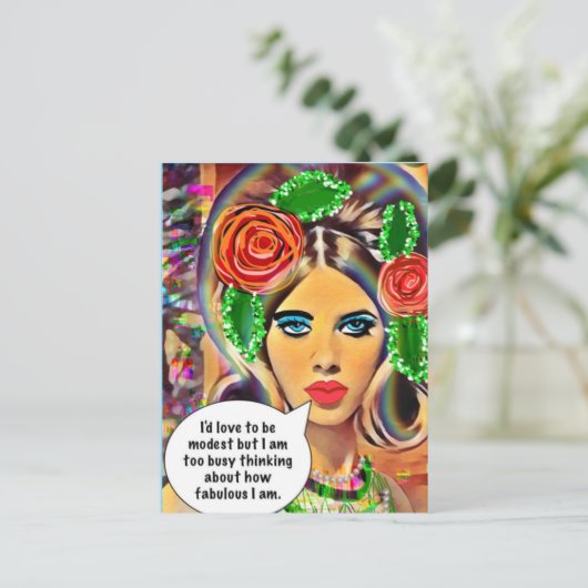 CARTE POSTALE (Debout devant)