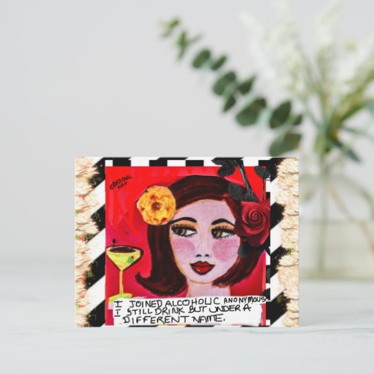 Carte postale (Debout devant)