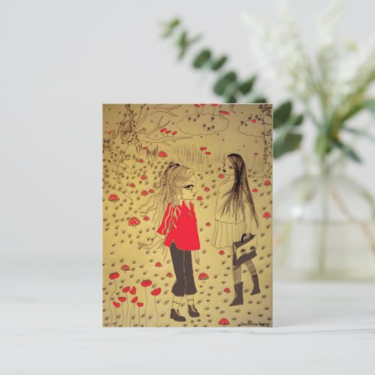 carte postale (Debout devant)