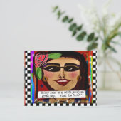 Carte postale (Debout devant)