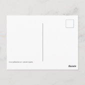 Carte postale (Dos)