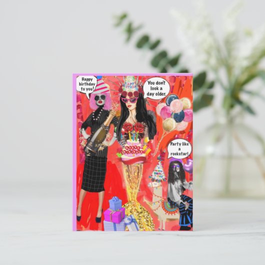 CARTE POSTALE (Debout devant)