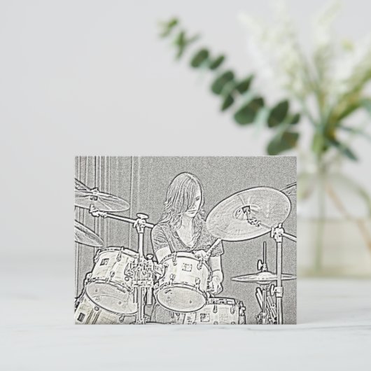 Carte postale (Debout devant)