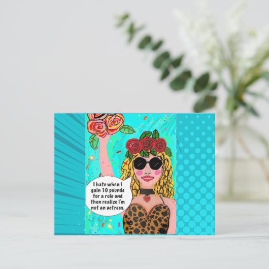 Carte postale (Debout devant)