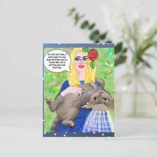 CARTE POSTALE (Debout devant)