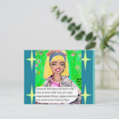 Carte postale (Debout devant)