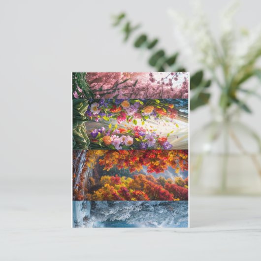 Carte postale (Debout devant)