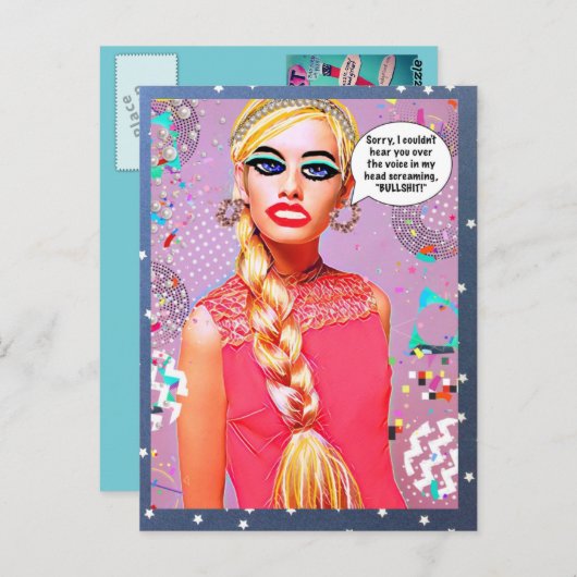 CARTE POSTALE (Devant / Derrière)