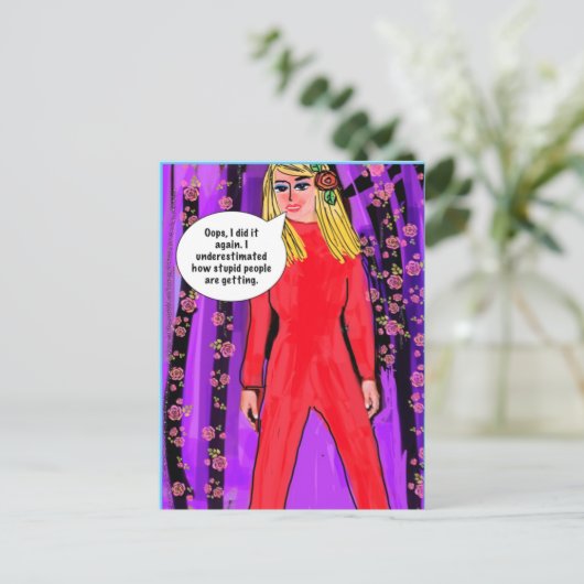 CARTE POSTALE (Debout devant)