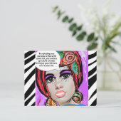 Carte postale (Debout devant)