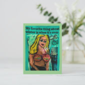 Carte postale (Debout devant)