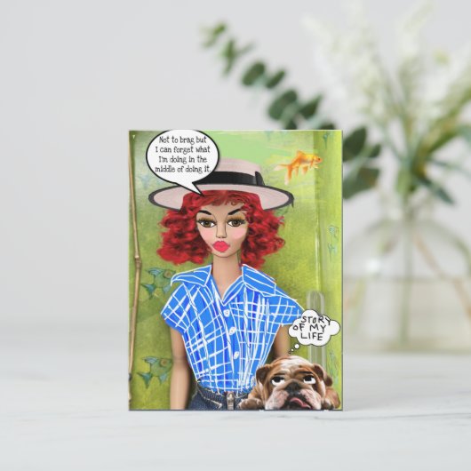 CARTE POSTALE (Debout devant)