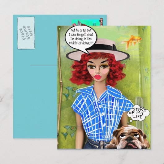 CARTE POSTALE (Devant / Derrière)