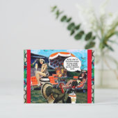 Carte postale (Debout devant)