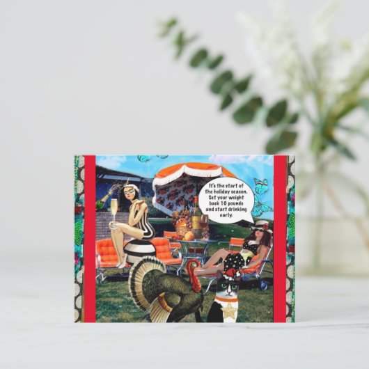 Carte postale (Debout devant)