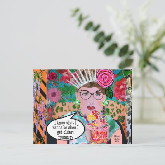 Carte postale (Debout devant)