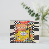 Carte postale (Debout devant)