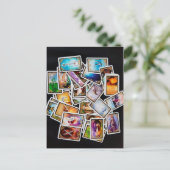 carte postale (Debout devant)