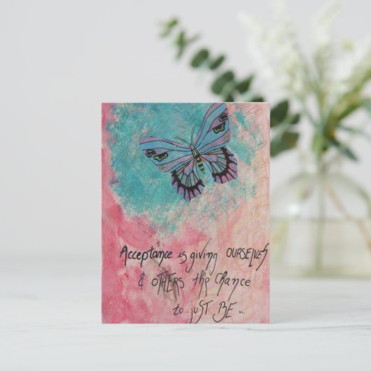 Carte postale (Debout devant)