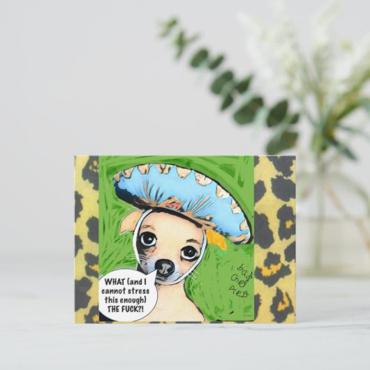 Carte postale (Debout devant)