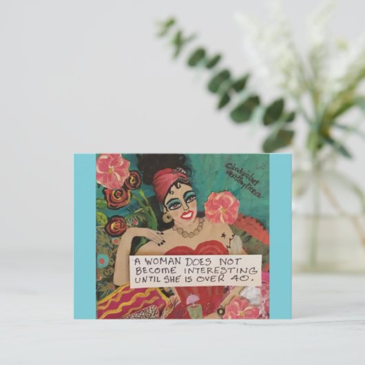 CARTE POSTALE (Debout devant)