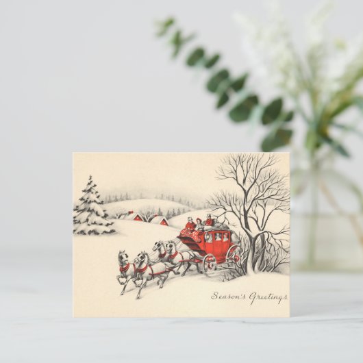 Carte postale (Debout devant)