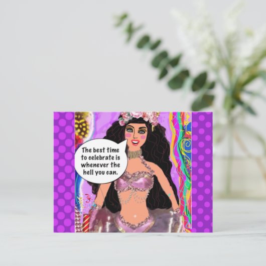 Carte postale (Debout devant)