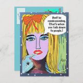 CARTE POSTALE (Devant / Derrière)