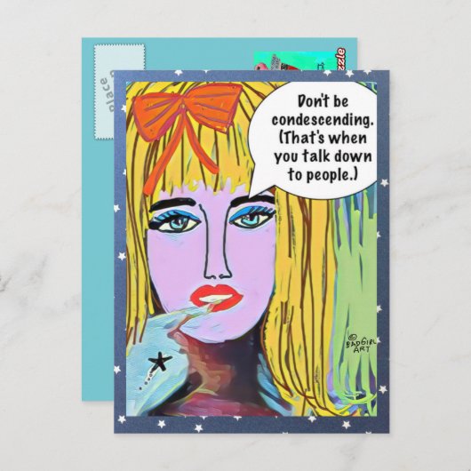 CARTE POSTALE (Devant / Derrière)