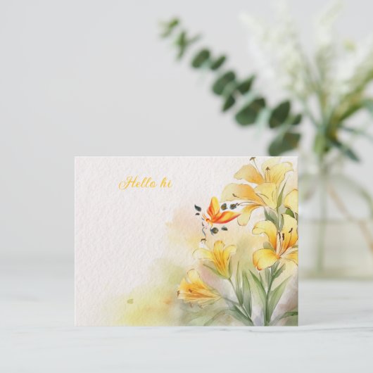 Carte postale (Debout devant)