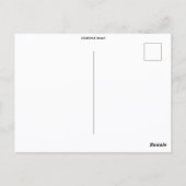 carte postale (Dos)