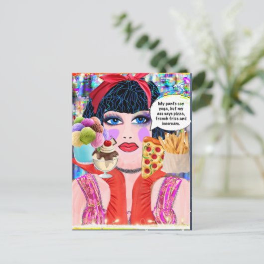 CARTE POSTALE (Debout devant)