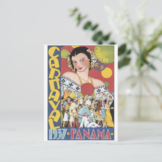 Carte postale (Debout devant)