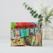 Carte postale (Debout devant)